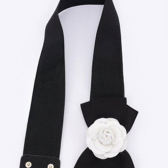 Flower Bow Elastic Belt - Picture 3 of 3